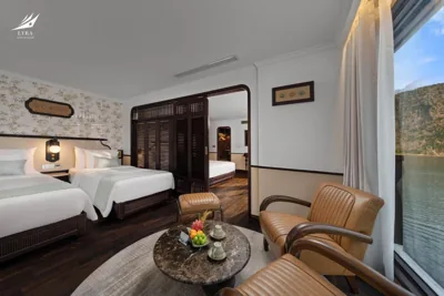 Family Room with Sea View — Halong Lyra Grandeur Cruise